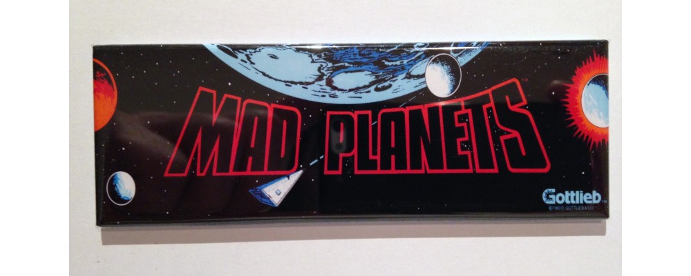 Mad Planets - Marquee - Magnet - Gottlieb